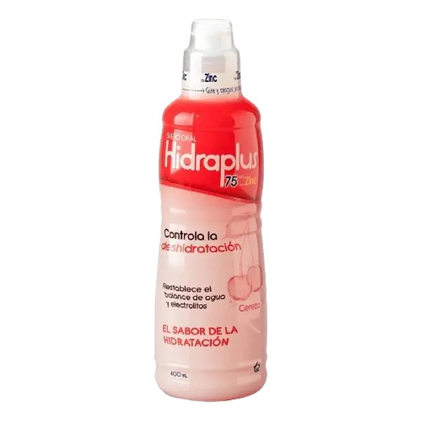 Hidraplus 75 Meq Zinc Cereza Fco X 400 Ml Tq