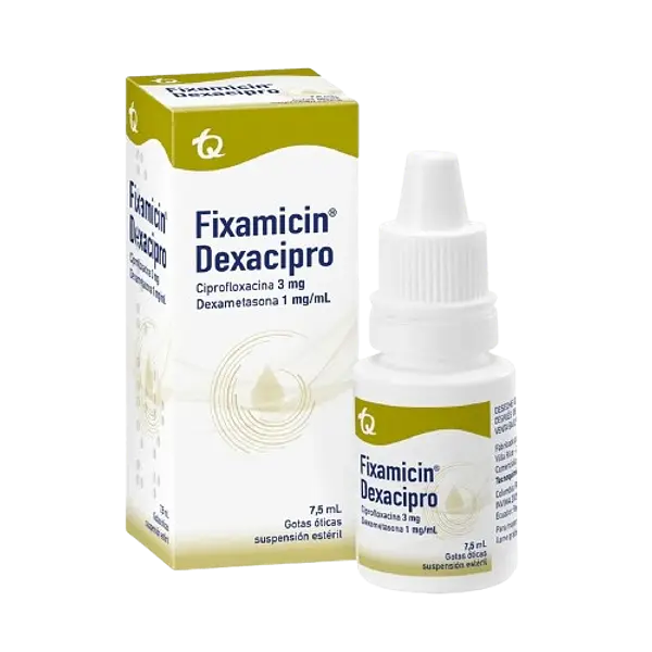 Fixamicin Dexacipro Gotas Oticas Fco X 7.5 Ml Tq