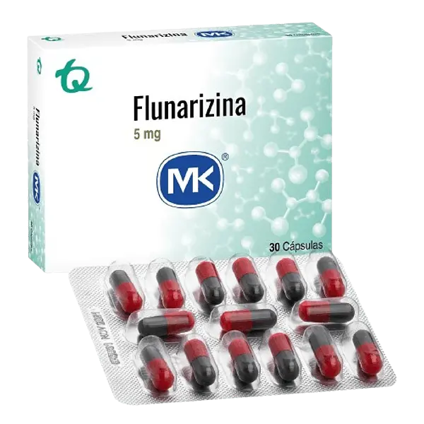 Flunarizina 5mg X 30 Caps Mk Tq
