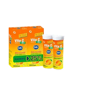 Duopack Vitac+Zincmk Efervecente Naranja Mk Tq