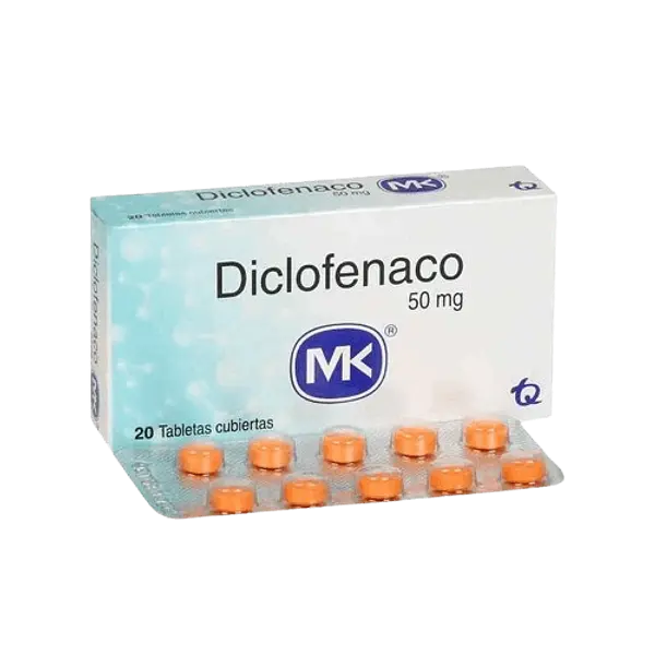 Diclofenaco 50 Mg Tab X 20 Mk Tq