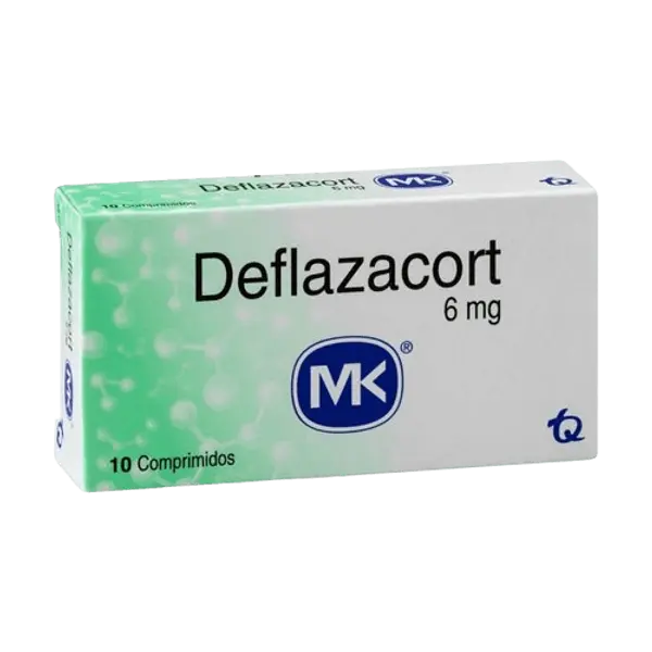 Deflazacort 6mg X 10 Comprimidos Mk Tq