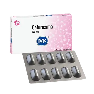 Cefuroxima 500mg X 10 Tab Mk Tq