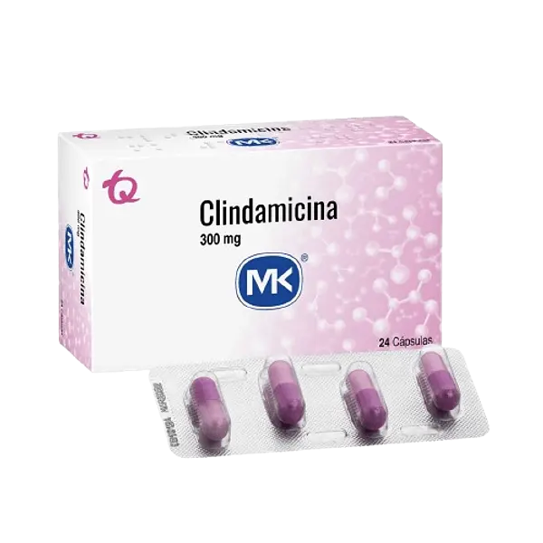 Clindamicina 300 Mg X 24 Tab Mk Tq