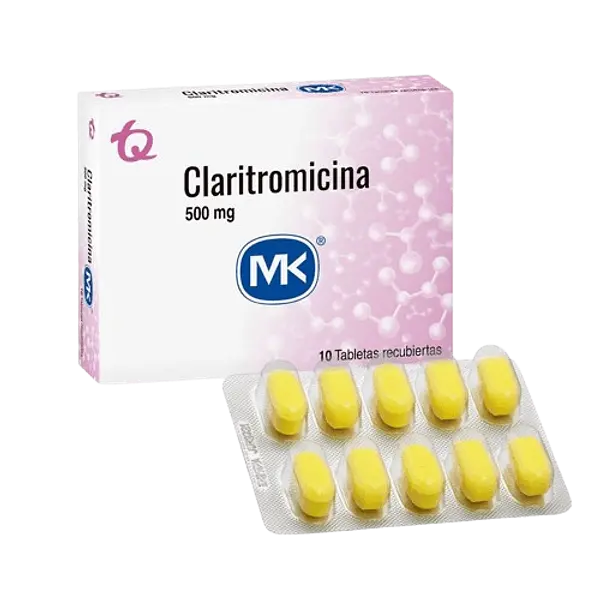 Claritromicina 500 Mg Tab X 10 Mk Tq