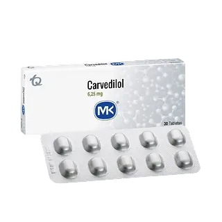 Carvedilol 6.25 Mg Tab X 30 Tab Mk Tq