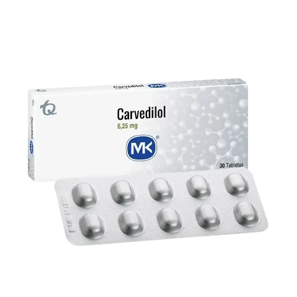 Carvedilol 6.25 Mg Tab X 30 Tab Mk Tq