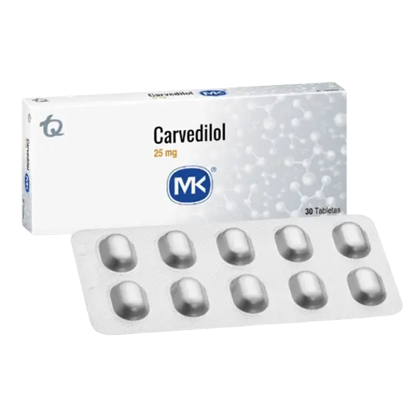 Carvedilol 25 Mg Tab X 30 Tab Mk Tq