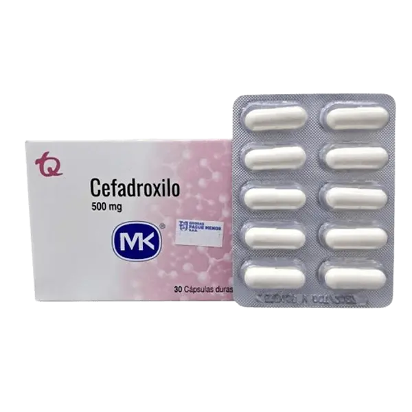 Cefadroxilo 500 Mg X 30 Cap Mk Tq