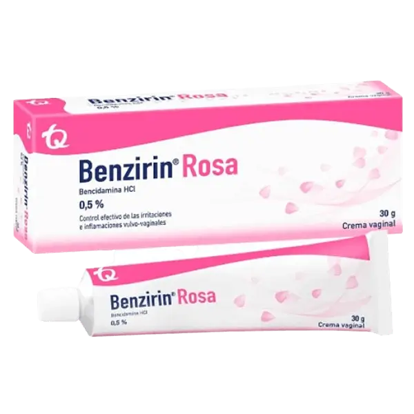 Benzirin Rosa Crema Vaginal Tubo X 30 Gr Tq