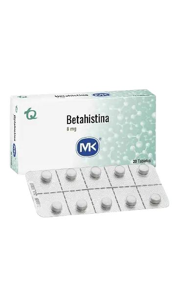 Betahistina 8 Mg X 20 Tabletas Mk Tq