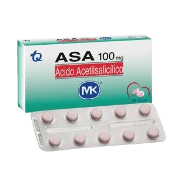 Asa 100mg X 20 Tab Mk Tq