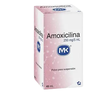 Amoxicilina Mk X250mg/5ml Sus Fco X 45 Ml Tq
