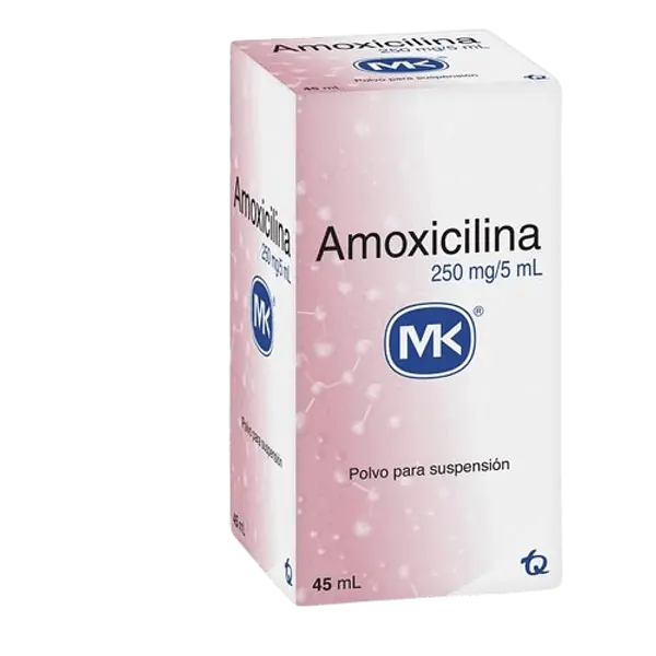 Amoxicilina Mk X250mg/5ml Sus Fco X 45 Ml Tq