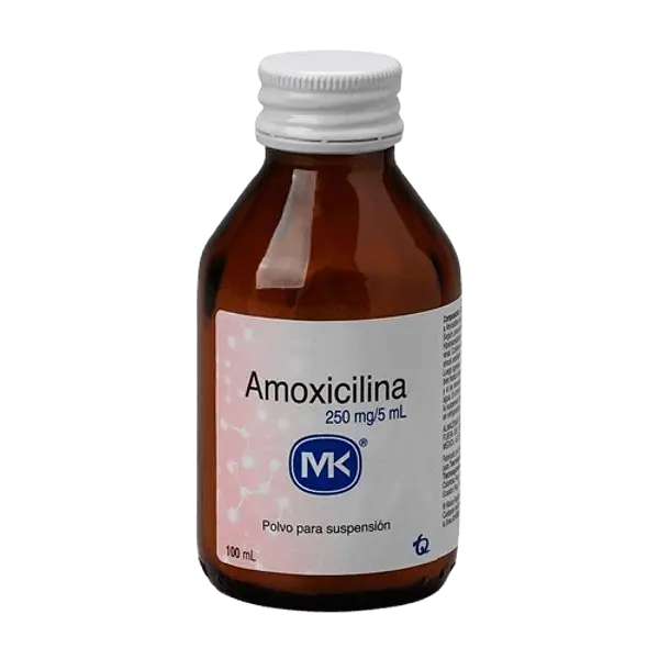 Amoxicilina 250mg/5ml Polvo Fco X 100 Ml Mk Tq