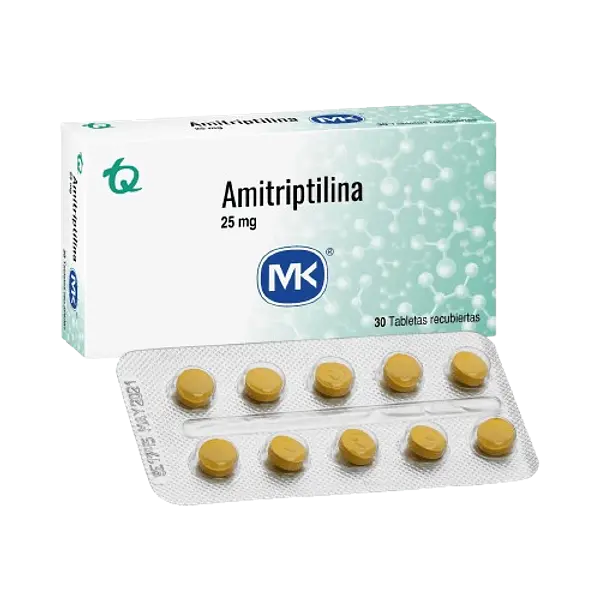 Amitriptilina 25 Mg Tab X 30 Mk Tq