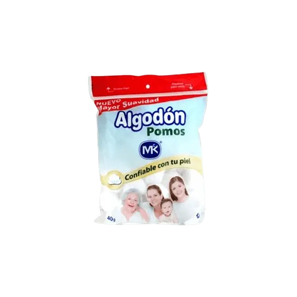 Algodon Pomos Bolsa X 40 Gr Mk Tq