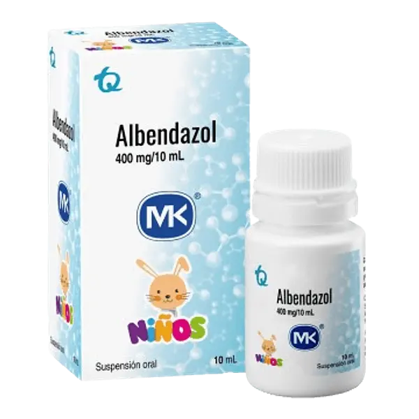 Albendazol 400mg/10ml Sus Fco X 10 Ml Mk Tq