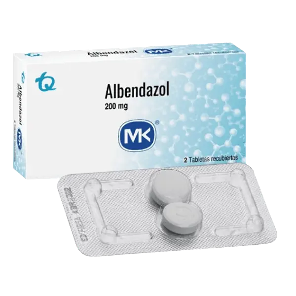 Albendazol 200 Mg Tab X 2 Mk Tq