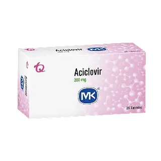 Aciclovir 200mg X 25 Tab Mk Tq