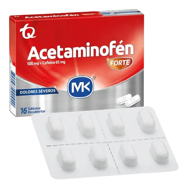 Acetaminofen Mk 500mg X 16 Tab Tq