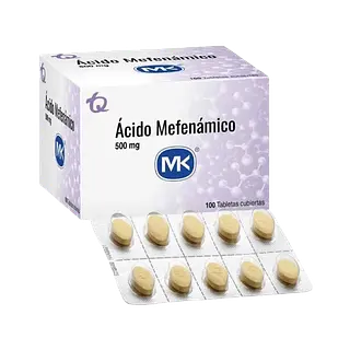 Acido Mefenamico 500mg X 100 Tab Mk Tq