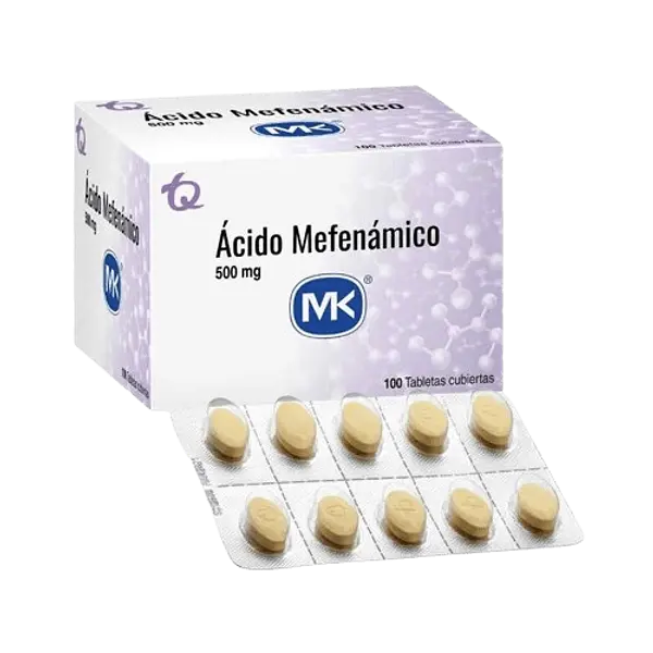 Acido Mefenamico 500mg X 100 Tab Mk Tq