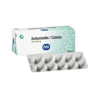 Acetamin 325 + Codeina 8mg 20 Tab Mk Tq